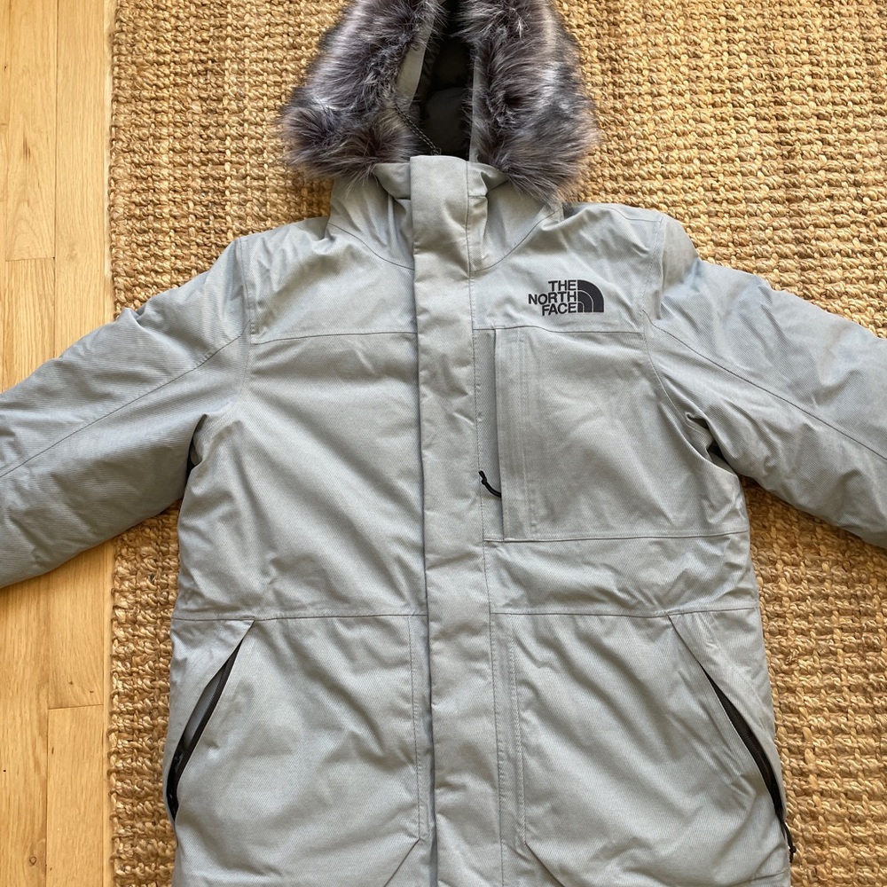 The North Face Defdown Parka GTX Jacket with Faux Fur Trim